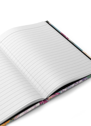 Vintage Italian Summer Hardcover Journal — Floral Notebook with Lined Pages