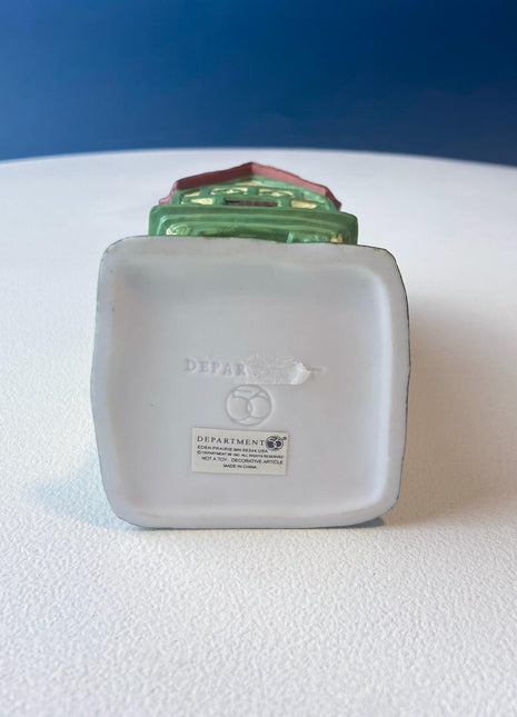 Christmas Village Chicken Coop. Illuminated Porcelain Accessory by O'Well. Seasonal Home or Retail Decor.