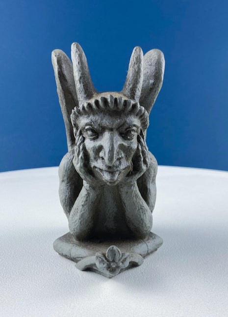 Gray Gargoyle Figurine. Halloween Display Decor. Kids Room Mantel Home Retail. Fall Holiday Celebration. Gift for Him Her.