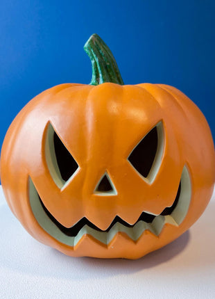 Halloween Lantern Grining Pumpkin with Light. Fall Porch Window Decor. Home or Retail Celebration. Kids Room. Gift for Him or Her.