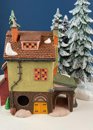 Illuminated Christmas Village Hather Harness by Dept. 56. Dickens' Village. Seasonal Home Retail Decor. Night Light. Gift for Him or Her.