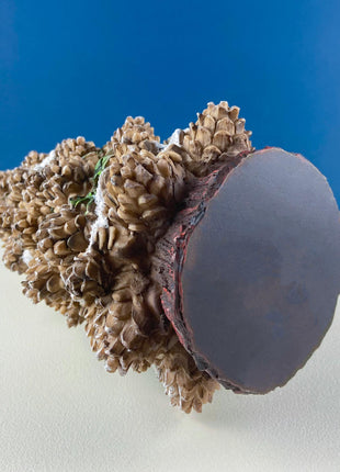 Large 14.5" Tall Pine Cone Tree. Christmas Village Accessory. Holiday Decor. Rustic Home Wood Cabin Display. Kids Room. Gift for Him Her.