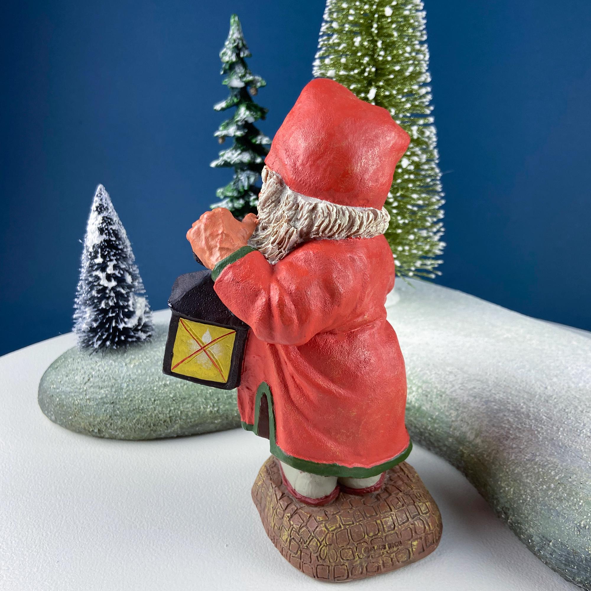 Vintage Santa, Sandman, Klaus Wickl with Lantern by Enesco. Hand
