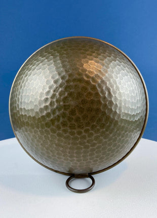 Vintage Copper Hand Pounded Bowl with Handle. For Kitchen Use or Display. Modern Farmhouse. Dining Room Table Decor. Gift for Him or Her.