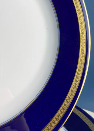 Vintage Eminence by Rosenthal Cobalt Blue and Gold Serving Dish Set. 5 Pieces 12 Place Settings. Dining Room Decor. Fine Dining.