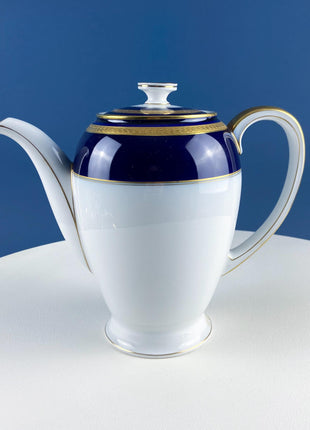 Vintage Eminence by Rosenthal Cobalt Blue and Gold Serving Dish Set. 5 Pieces 12 Place Settings. Dining Room Decor. Fine Dining.