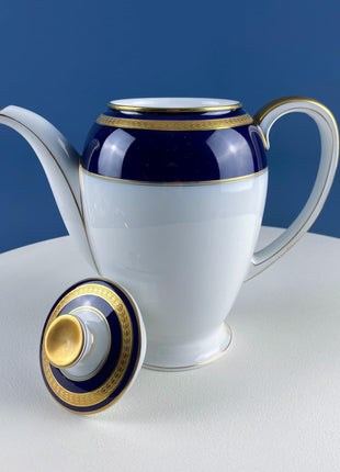 Vintage Eminence by Rosenthal Cobalt Blue and Gold Serving Dish Set. 5 Pieces 12 Place Settings. Dining Room Decor. Fine Dining.