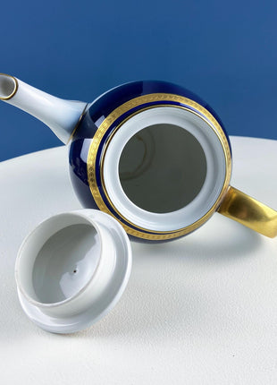 Vintage Eminence by Rosenthal Cobalt Blue and Gold Serving Dish Set. 5 Pieces 12 Place Settings. Dining Room Decor. Fine Dining.