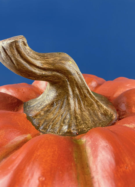 Vintage Large Rustic Pumpkin. Fall Thanksgiving Celebration. Dining Room Table Decor. Home or Retail Display. Modern Farmhouse.