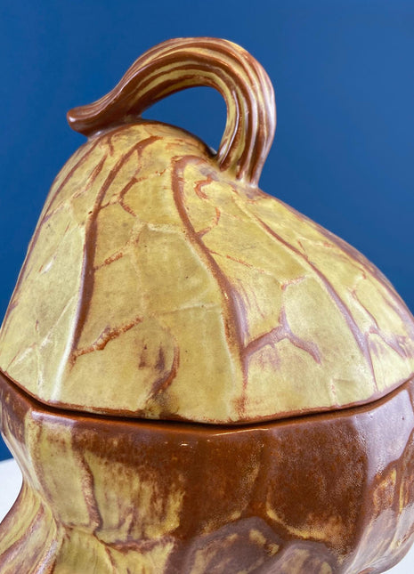 Peanut Cookie Storage Jar. Clay Handmade Canister. Modern Farmhouse. Cottage Living. Kitchen Decor. Funny Gift for Mom Dad Nut Loving Friend