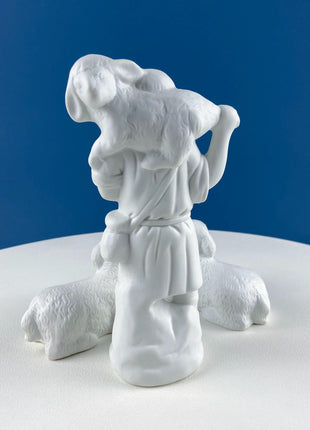 White Bisque Nativity Set. Classic Traditional Minimal Christmas Decoration. 12 Figure Collection. Seasonal Display. Gift for Him or Her.