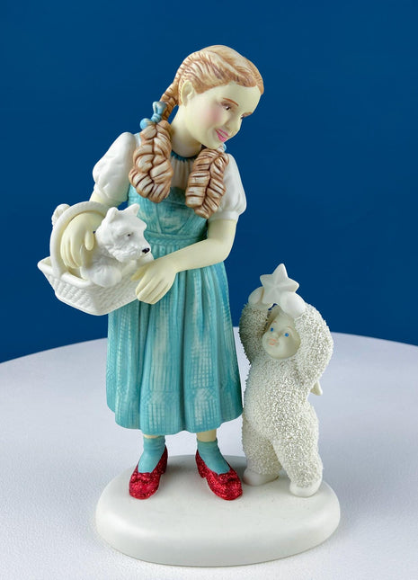 Judy Garland as Dorthy in Wizard of Oz with Toto & Snowbaby. Dept. 56 Premiere Edition, Guest Collection. Collectible Porcelain Figurine.