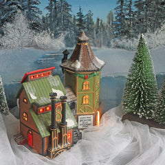 Christmas Village Department 56 North Pole Elfin Assembly Forge