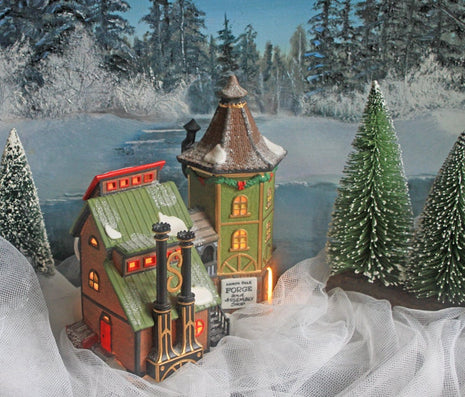 Christmas Village Department 56 North Pole Elfin Assembly Forge
