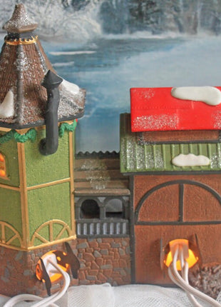 Christmas Village Department 56 North Pole Elfin Assembly Forge