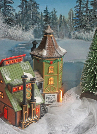 Christmas Village Department 56 North Pole Elfin Assembly Forge
