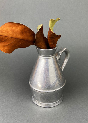 Antique, Gilded Porcelain Serving Bowl with Matching Saucer. Scalloped Brims. Embossed Floral Texture. Gold Serveware.