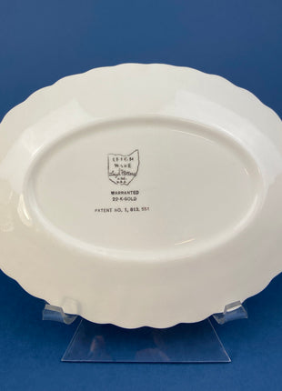 Vintage Dish Set. Leigh Wake by Leigh Potters. Set of 4 Placements: Dinner, Salad Plates, Soup, Salad Bowls, One Serving Dish & Teacups.