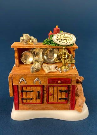 Christmas Village Accessories Figurines by Dept. 56. Victorian Shoppers, Family, Couple with Pie. Seasonal Home or Retail Display.