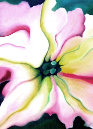 Art Print of Abstract Petunia Flower from my Original Painting. Home or Office Decor. Wall Hanging Decor.