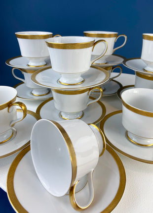 Vintage Eminence by Rosenthal Cobalt Blue and Gold Serving Dish Set. 5 Pieces 12 Place Settings. Dining Room Decor. Fine Dining.