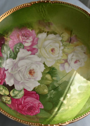 Antique Decorative or Serving Plate. Paragon, Hand Painted Cobalt Blue With Gold Serving Plate. Collectible Porcelain. Replacements.