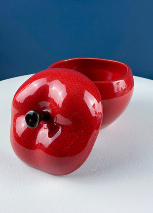 Peanut Cookie Storage Jar. Clay Handmade Canister. Modern Farmhouse. Cottage Living. Kitchen Decor. Funny Gift for Mom Dad Nut Loving Friend