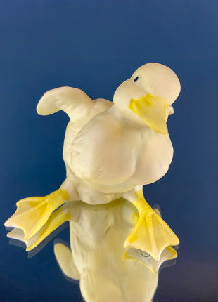 Porcelain Baby Ducks Parade by Dept. 56. Set of Two Ducklings Figurines. Cute Yellow Collectible Birds. Modern Farmhouse. Baby Shower Gift.