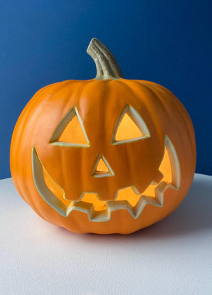 Halloween Lantern Grining Pumpkin with Light. Fall Porch Window Decor. Home or Retail Celebration. Kids Room. Gift for Him or Her.