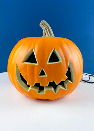 Halloween Lantern Grining Pumpkin with Light. Fall Porch Window Decor. Home or Retail Celebration. Kids Room. Gift for Him or Her.