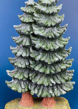 Large 14.5" Tall Pine Cone Tree. Christmas Village Accessory. Holiday Decor. Rustic Home Wood Cabin Display. Kids Room. Gift for Him Her.