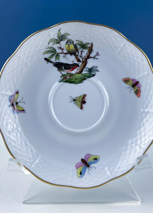Herend Rothschild Birds Cup and Saucer. Tea, Garden Party. Modern Farmhouse. Dining Room Decor. Made in Hungary. Hosting Essentials.