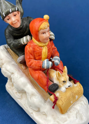 Tally Ho Hunting Scene. Christmas Village Accessories by Department 56. Seasonal Decor for Home or Retail. Set of 3.