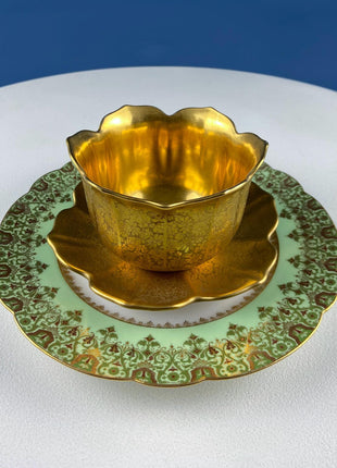 Antique Limoges Salad or Dessert Plates with Matching Serving Bowl. Set of 9 8.5" Plates. Dining Table Decor. French Country Living.