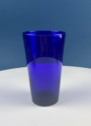 Cobalt Blue 19 Piece Dinner Dish Set. Dark Blue Modern Collectible Glassware. Fine Dining. Kitchen Dining Table Decor Serveware.