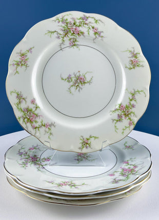 Vintage Haviland Rosalinde Dish Set. 24 Pieces. 4 Place Settings. Wild Rose Garlands. Creamy White. French Country. Home Decor. Serveware.