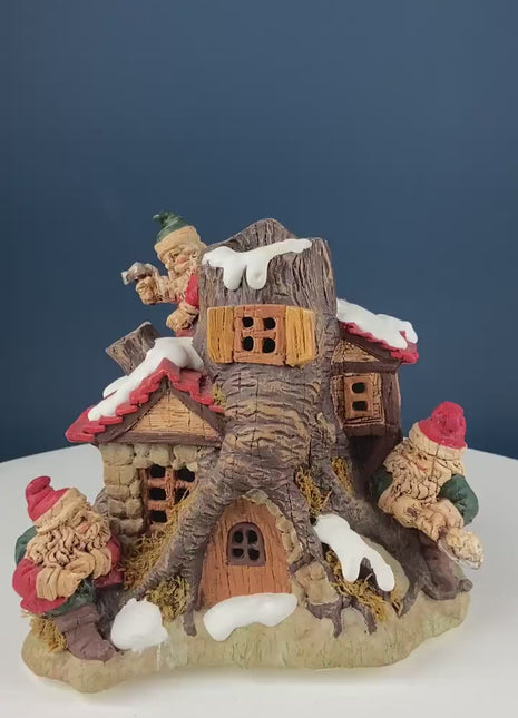Christmas Village Dwarf's House with Light Kit