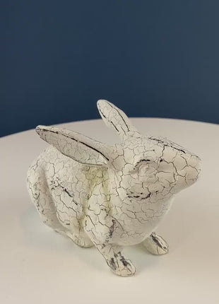 Mold Bunny. Rustic Rabbit Figurine that Looks like Cookie Chocolate Mold. Easter or Spring Celebration. Modern Farmhouse.