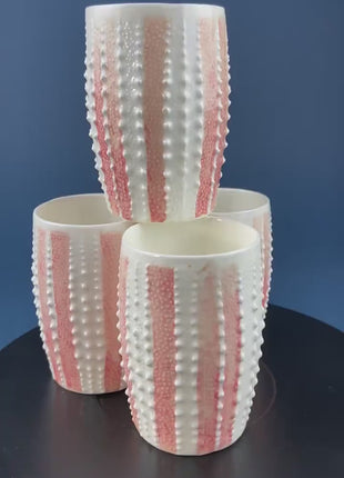 Belleek Cup and Saucer.  Sea Shell Pattern Tea Set Made of Dainty Porcelain in Ireland.  Antique Reg 0857.