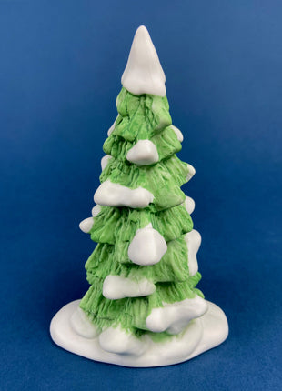 Christmas Village Accessories by Department 56. Heritage Village Series. Snow Covered Pine. Made in Taiwan. Holiday Decor.