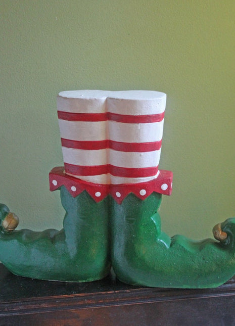 Christmas Elf Shoes - Mantel Decoration
