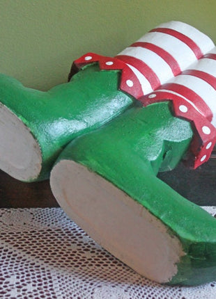 Christmas Elf Shoes - Mantel Decoration
