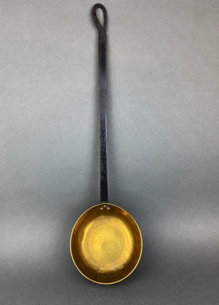 Vintage Copper Ladle with Iron Handle. Rustic Kitchen Decor. Collectible Copper.