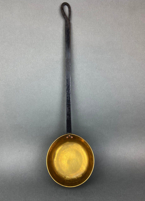 Vintage Copper Ladle with Iron Handle. Rustic Kitchen Decor. Collectible Copper.
