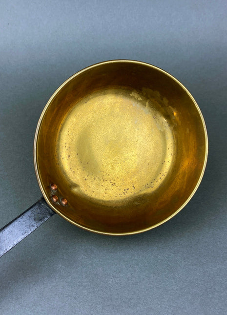 Vintage Copper Ladle with Iron Handle. Rustic Kitchen Decor. Collectible Copper.