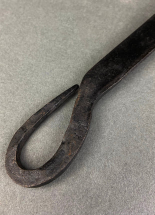 Vintage Copper Ladle with Iron Handle. Rustic Kitchen Decor. Collectible Copper.