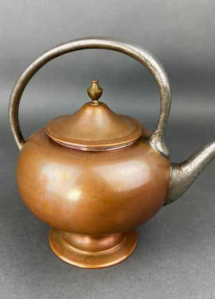 Vintage Copper Tea Kettle with Pewter Spout. Viking Copper M.S.C.O.