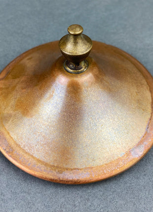 Vintage Copper Tea Kettle with Pewter Spout. Viking Copper M.S.C.O.