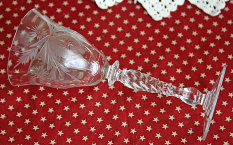 Vintage Stemware, Vintage Crystal Glasses, Crystal Wine Glasses, Antique Stemware, Antique Crystal Glasses, Vintage Tableware, Antique glass, Dining Room, 