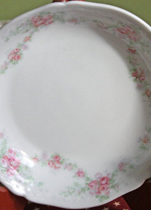 6 Oberpfaltz Berry Small Bowls - Tiny Pink Roses & Leaves Pattern